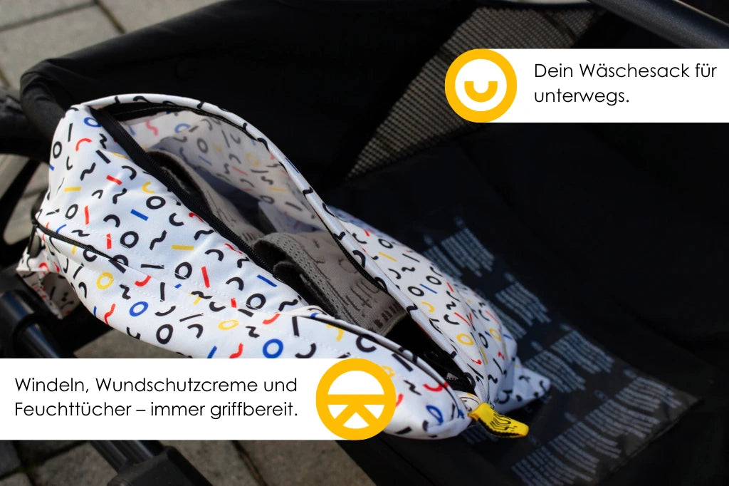Wetbag | Windelbeutel für unterwegs mit Trocken-und Nassfach