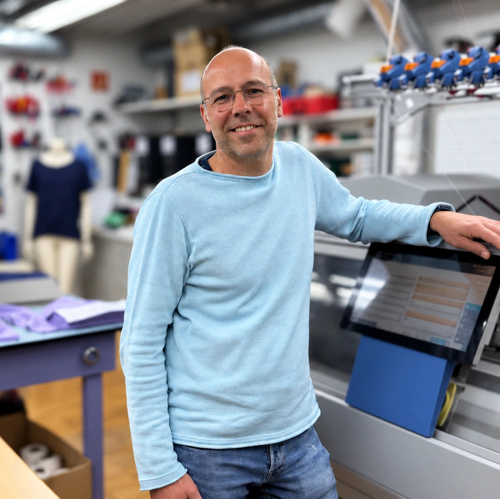 Unser Stricker aus Deutschland. Gefertigt mit Know-How und höchster Qualität.